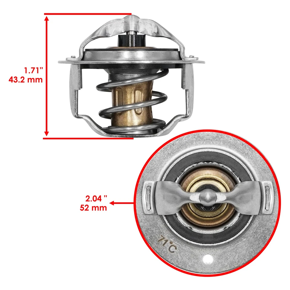 Thermostat for Yamaha FZ6 Fz 6 2004-2009 / FZ6R Fz 6R 2009-2017 Foto 2 de 4