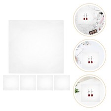 5pcs Acrylic Board Clear Acrylic Sheet Square DIY Crafts Acrylic Board