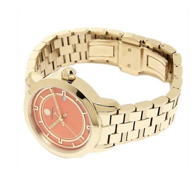 New in box Tory Burch Gold Orange Dial Swiss Trb1006 Watch $800 | eBay