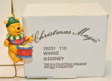 Neu Verpackung Disney Figuren Grolier Weihnachten Magischer Winnie Deko #110