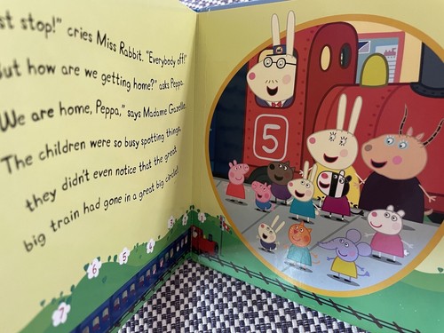 PEPPA and the BIG TRAIN - (Peppa Pig) - (Board Book 2011) - Picture 8 of 8