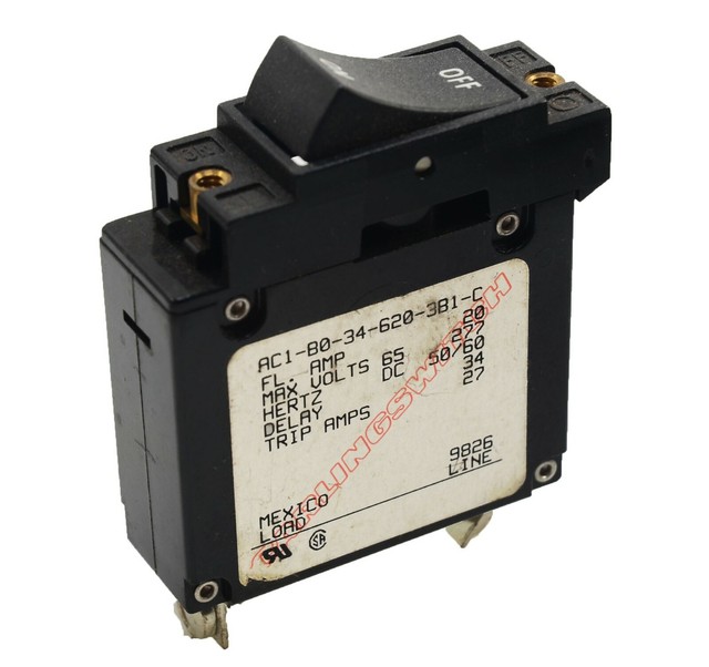 Marine Circuit Breaker 20 Amp Carling AC1B0346203B1C Shore Power