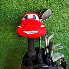 Lightning McQueen Golf Wood Head Cover Custom Fairway Wood FW Club Headcover