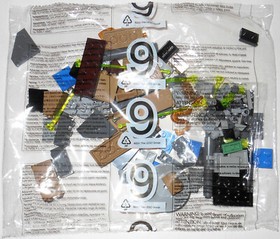 LEGO 9450 Epic Dragon Battle: NEW SEALED BAGS 6 7 8 9, stickers RotS partial set