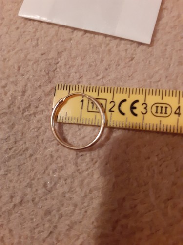 1 Paar Creolen , Ohrringe 333 Gold , 19 mm - Bild 4 von 4