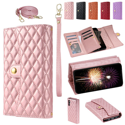 For Xiaomi Redmi Note 11 12 5G Back Case Chic Style Zipper Wallet Card Cover