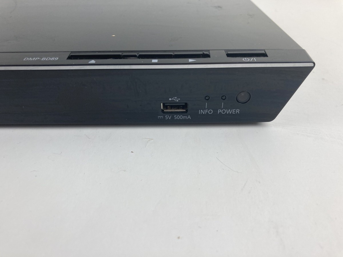 Panasonic DMP-BD89 Smart Network Blu-Ray Disc Player W/ Remote