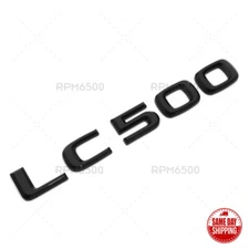Lexus Trunk Rear LC 500 Letter Logo Badge Car Emblem Replace F-Sport Gloss Black