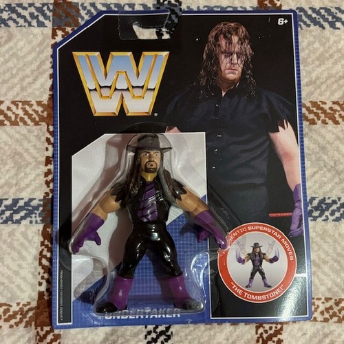 BNIB WWE MATTEL RETRO SERIES 1 UNDERTAKER WRESTLIN...