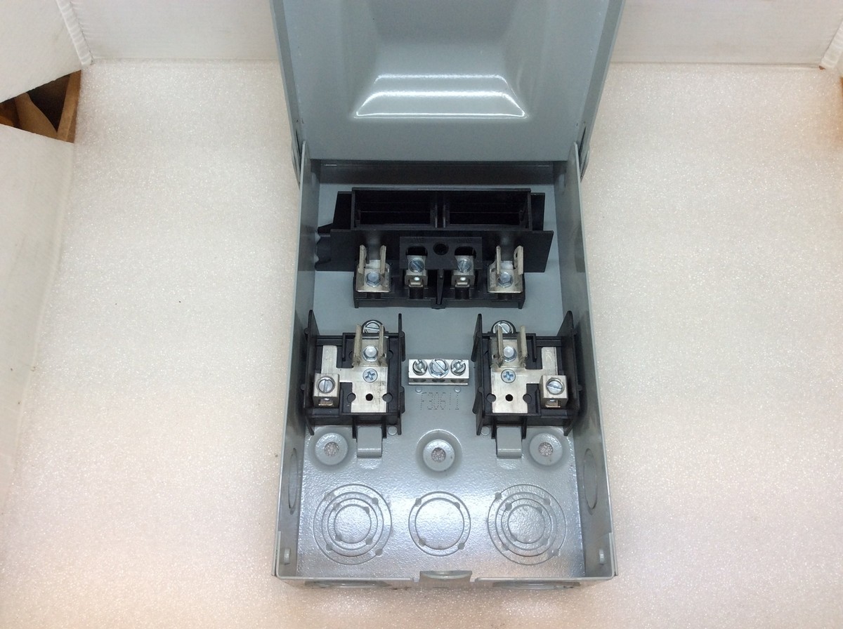 Eaton DPF221R Fusible AC Disconnect Single Phase Wire 30A, 56 OFF