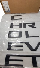 Genuine GM 19434427 Chevrolet Colorado Tailgate Lettering Black 3-D Urethane