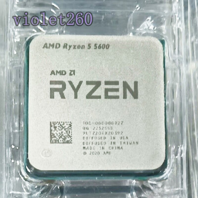 AMD Ryzen 5 5600 AM4 CPU Processor R5 5600 3.5 GHz Six-Core 12