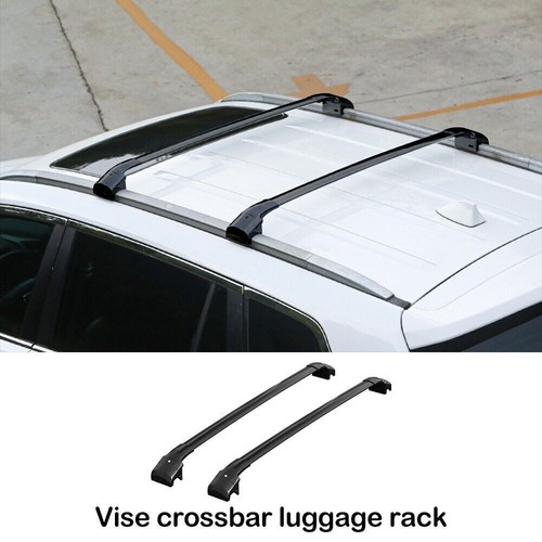 2PCS Black Roof Rail Racks Cross Bars Crossbar Fits For Ford Explorer