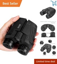 12x25 Compact Waterproof Binoculars Adults Kids Bird Watching Outdoor Travel
