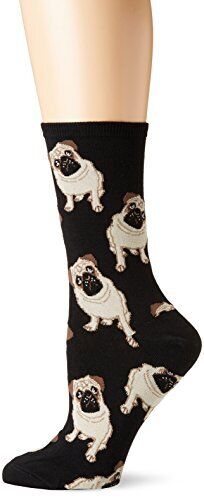 Socksmith Pugs Black One Size - Picture 1 of 1