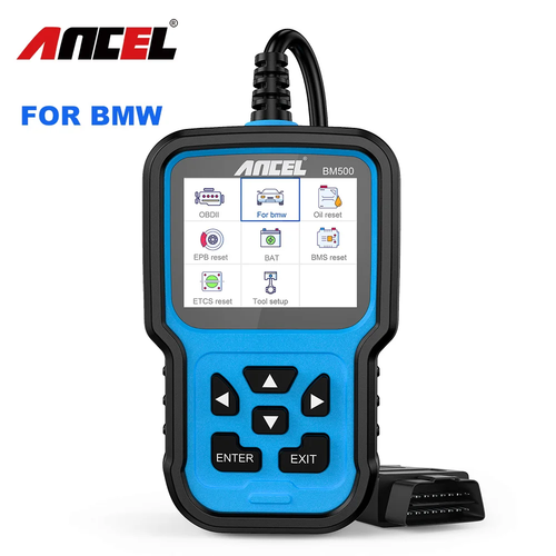 ANCEL BM500 Battery Registration Tool Fits for BMW Mini All Systems OBD2 Scanner