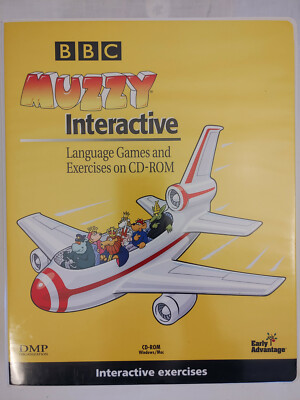 Muzzy BBC Spanish Language Games & Exercises Children CD-ROM Mac PowerPC AS-IS