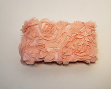 MIULEE 3D Decorative Romantic Chiffon Rose Flower Pillow Cover Solid 18x18