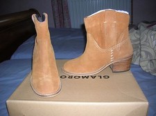 NEUVES VAL 109 EU BOTTINES 36 BOTTES CUIR CHAUSSURES FEMME FILLE GLAMOROUS 1