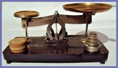 Instruments de mesure de collection poids en cuivre