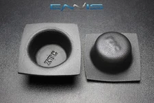 2 PCS SPEAKER BAFFLE ACOUSTIC FOAM 4'' ROUND SHALLOW CAR AUDIO BASS IBBAF42