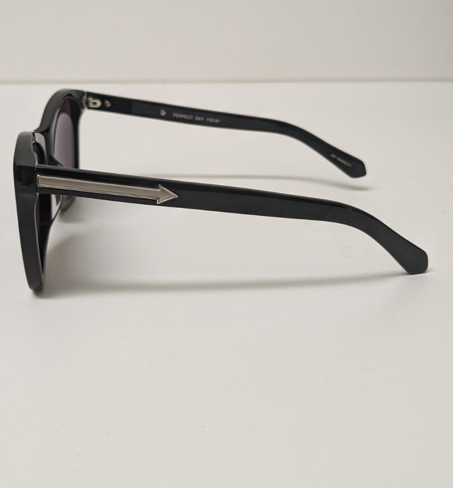 Karen Walker Cat Eye Black Sunglasses *PRISTINE CONDITION* Karen Walker Perfect Day Sunglasses Black Cat Eye | eBay main image 2