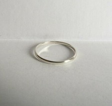 Silberring ohne Stein - 925 Silber - schicht 1,2 mm dick, Gr. 44  bis  Gr. 66