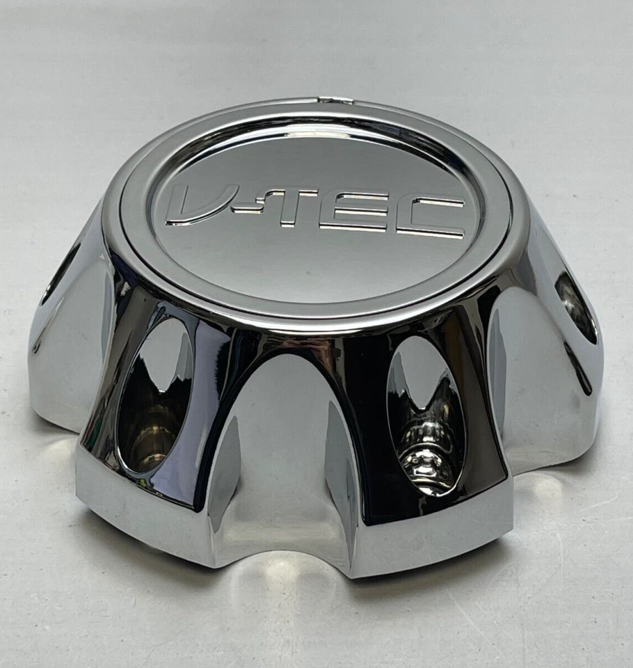 Tapa central de rueda cromada V-TEC C392-6C Foto 2 de 4