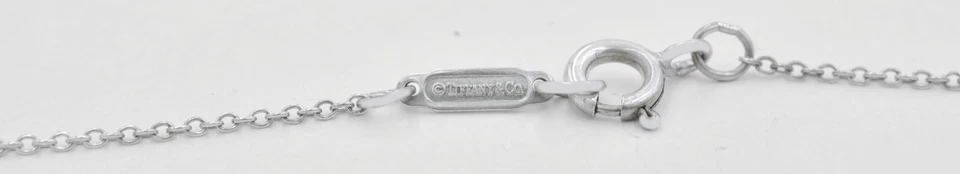 TIFANNY& Co Silver RARE Nature Rose Pearl Pendant Necklace! - Image 4 of 4