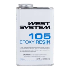 West System 105A Epoxy Resin (1 qt) Clear