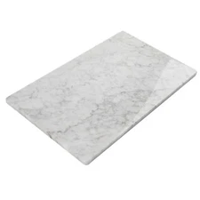Marble Cutting Board Pastry Board For Kitchen Carrara White Marble Slab Gift Wit
