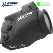 Laspur Sub Compact Green/Red Laser Sight & Flashlight Combo Rechargeable Battery