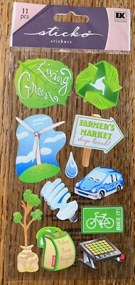 Sticko LIVING Green Recycle Sustainability Farmers Market Shop Local Bike Plants