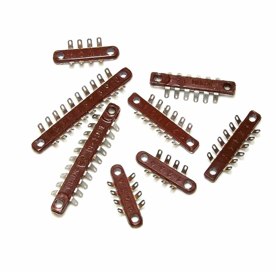 16pcs 10-pin Terminal Strip Point to Point Mini Bakelite T32 USSR NOS - Image 3 of 3