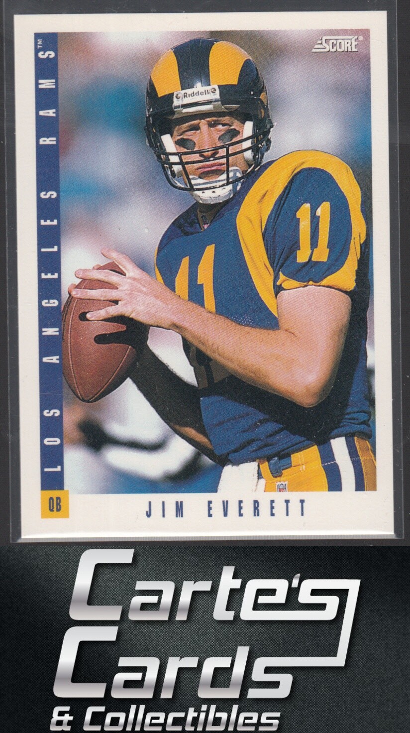 Jim Everett 1993 Score Ore-Ida QB Club #7   Los Angeles Rams