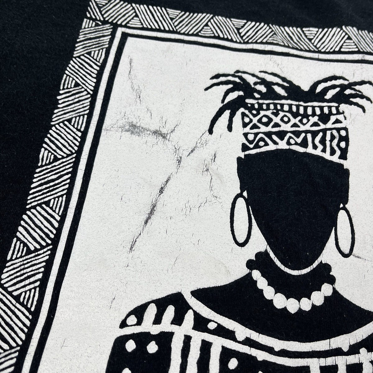 Vintage 90s African Pride At Underground Atlanta Faded Black Adult Large - 21x29 View 4