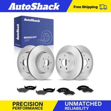 Front Rear Brake Rotors Premium Ceramic Pads for 2006-2018 Ram 1500 5.7L