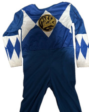 Vintage 1994 Mighty Morphin Power Rangers Blue Ranger Costume Medium Saban USA