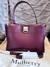 Mulberry Black Cherry Small Iris Shoulder Bag Excellent Condition with Dust Bag