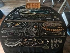 VTG 50 Pc Costume Jewelry Lot Signed & Unsigned Sterling,Necklace/Watch/ Earring