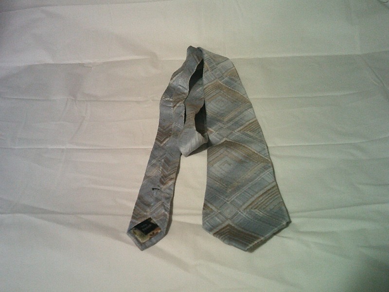 Ted Baker London Men's Light Blue And Gray Necktie