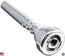 Bach 3C Silver Trumpet Mouthpiece - High-Quality Brass Instrument Accessory