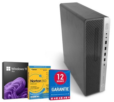 HP EliteDesk 800 G5 Desktop PC Computer - i5 (9.Gen) bis 6x4,1GHz 16GB 256GB SSD