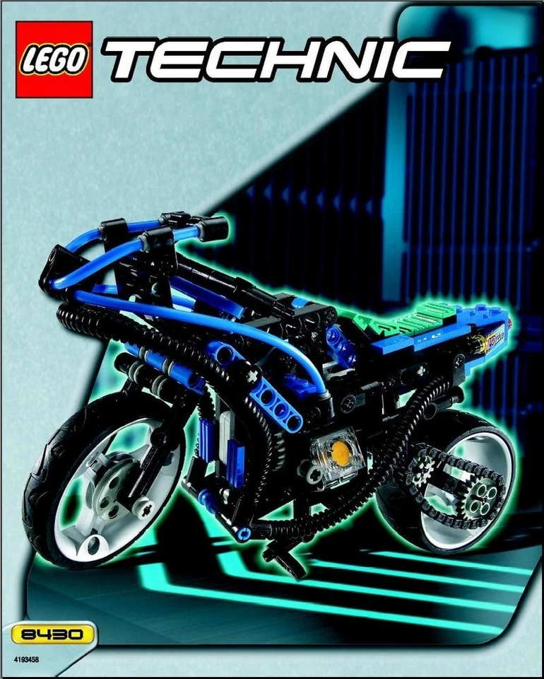 Lego Technic Motorcycle - spares / incomplete, photo 2 of 5