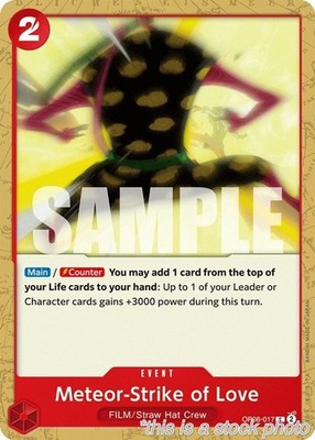 Meteor-Strike of Love [OP06 - OP06-017]NMOne Piece Card Game