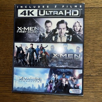X-Men 3-Film Collection DVD (4k Ultra HD, Blu-ray ) With Code