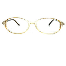 Marchon Eyeglasses Cold Insert Tres Jolie 86 Brown Motif 51[]15 130 H19083