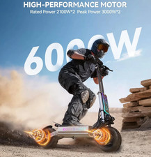 OOTD T90 13 Zoll Elektro-Scooter Offroad 6000W 60V 31.2AH Dual motor 150KG 85KMH