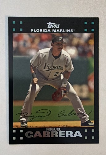 2007 Topps Miguel Cabrera [Gold] #50 card