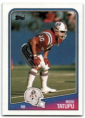 1988 Topps Mosi Tatupu New England Patriots #179